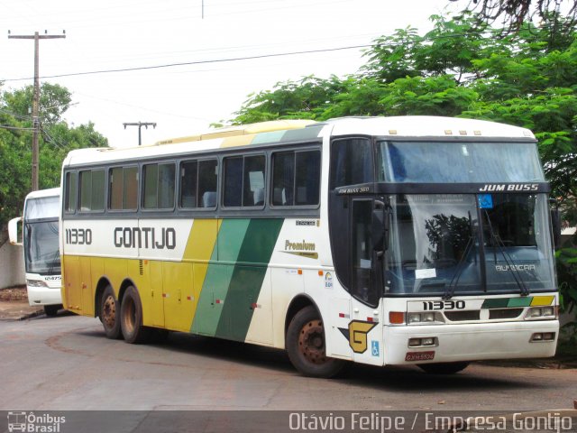 Empresa Gontijo de Transportes 11330 na cidade de Foz do Iguaçu, Paraná, Brasil, por Otavio Felipe Balbinot. Número da foto: #2288585.