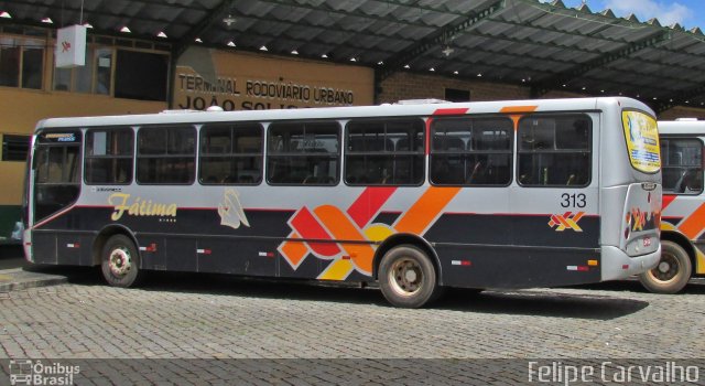 Nossa Senhora de Fátima Auto Ônibus 313 na cidade de Bragança Paulista, São Paulo, Brasil, por Matheus Silva. Número da foto: #2286914.