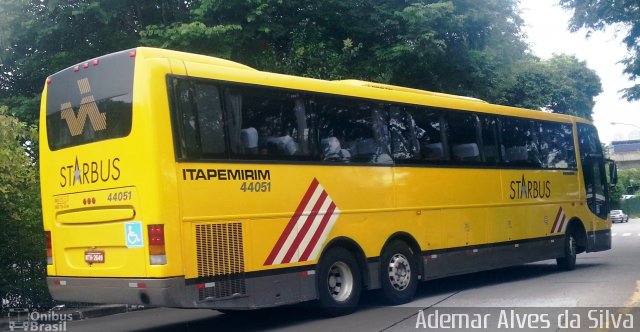 Viação Itapemirim 44051 na cidade de São Paulo, São Paulo, Brasil, por Ademar Alves da Silva. Número da foto: #2287205.