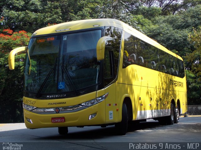 Viação Itapemirim 60547 na cidade de São Paulo, São Paulo, Brasil, por Cristiano Soares da Silva. Número da foto: #2288290.