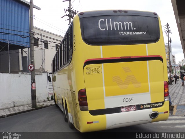 Viação Itapemirim 8069 na cidade de Sorocaba, São Paulo, Brasil, por Eduardo A. Almeida. ID da foto: 2288535.