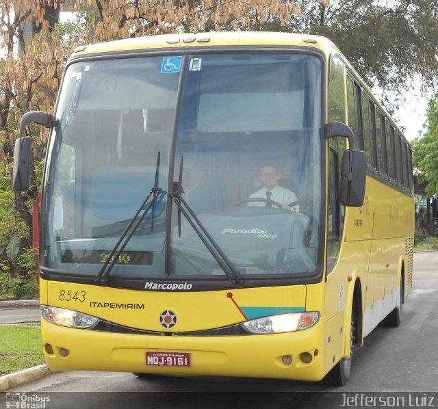 Viação Itapemirim 8543 na cidade de Vitória, Espírito Santo, Brasil, por J.  Luiz. Número da foto: #2287869.