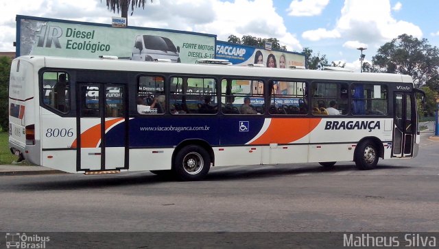 Auto Viação Bragança 8006 na cidade de Bragança Paulista, São Paulo, Brasil, por Matheus Silva. Número da foto: #2286989.