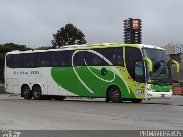 Expresso Princesa dos Campos 5203 na cidade de Curitiba, Paraná, Brasil, por Alexandre Rodrigo. Número da foto: #2287475.