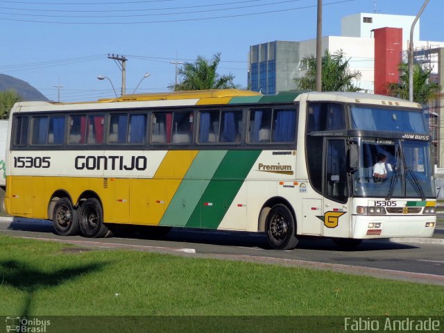 Empresa Gontijo de Transportes 15305 na cidade de Vitória, Espírito Santo, Brasil, por Fábio Andrade. ID da foto: 2288367.