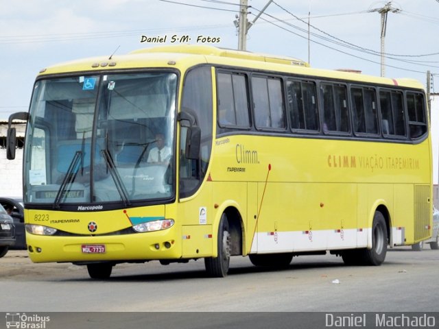 Viação Itapemirim 8223 na cidade de Vitória da Conquista, Bahia, Brasil, por Daniel  Machado. Número da foto: #2288568.