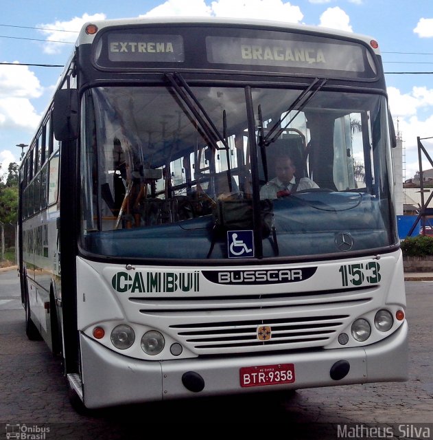 Auto Viação Cambuí 153 na cidade de Bragança Paulista, São Paulo, Brasil, por Matheus Silva. ID da foto: 2289734.