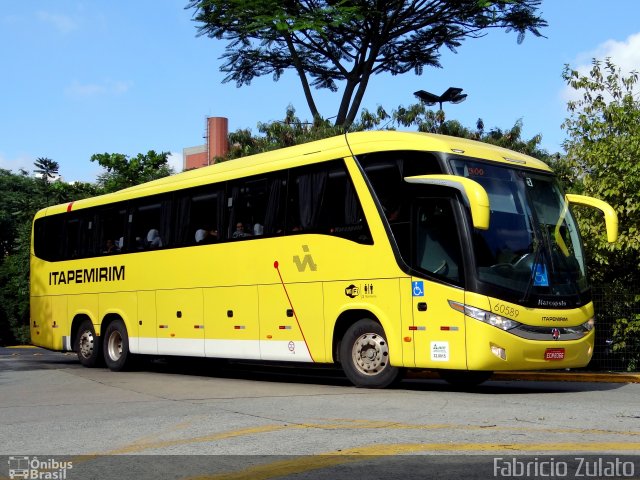 Viação Itapemirim 60589 na cidade de São Paulo, São Paulo, Brasil, por Fabricio Zulato. ID da foto: 2291198.