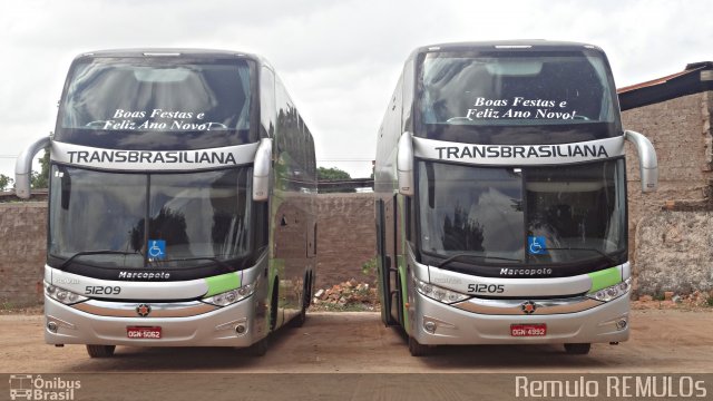 Transbrasiliana Transportes e Turismo 51205 na cidade de São Luís, Maranhão, Brasil, por Romulo de Oliveira Clementino. Número da foto: #2291109.