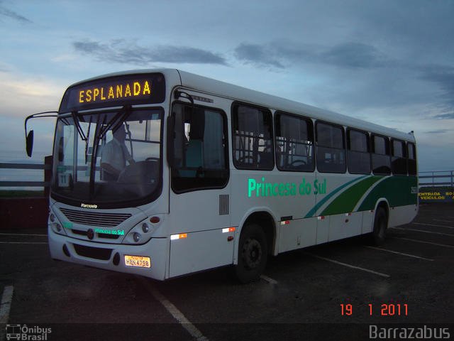 Viação Princesa do Sul 2563 na cidade de Pouso Alegre, Minas Gerais, Brasil, por Rodrigo Barraza. Número da foto: #2290691.