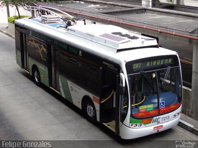 Metra - Sistema Metropolitano de Transporte 7213 na cidade de Diadema, São Paulo, Brasil, por Felipe Gonzales. Número da foto: #2291132.