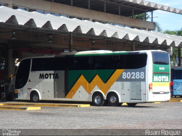 Viação Motta 80288 na cidade de Americana, São Paulo, Brasil, por Ruan Roque. Número da foto: #2290395.