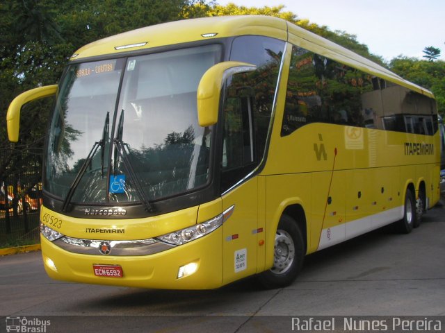 Viação Itapemirim 60523 na cidade de São Paulo, São Paulo, Brasil, por Rafael Nunes Pereira. Número da foto: #2290767.