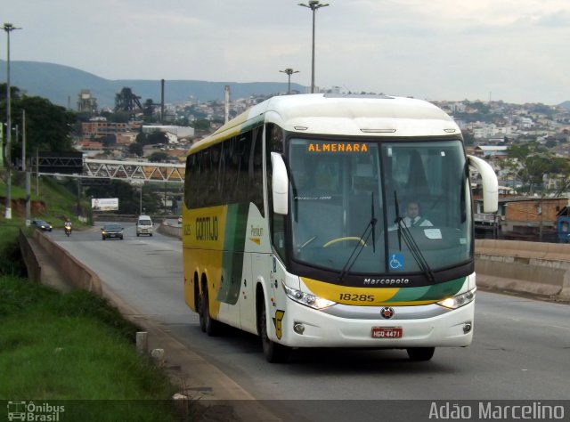 Empresa Gontijo de Transportes 18285 na cidade de Belo Horizonte, Minas Gerais, Brasil, por Adão Raimundo Marcelino. Número da foto: #2291130.