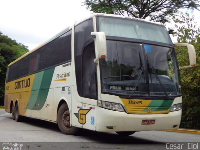 Empresa Gontijo de Transportes 11595 na cidade de São Paulo, São Paulo, Brasil, por Cesar  Eloi. ID da foto: 2290827.