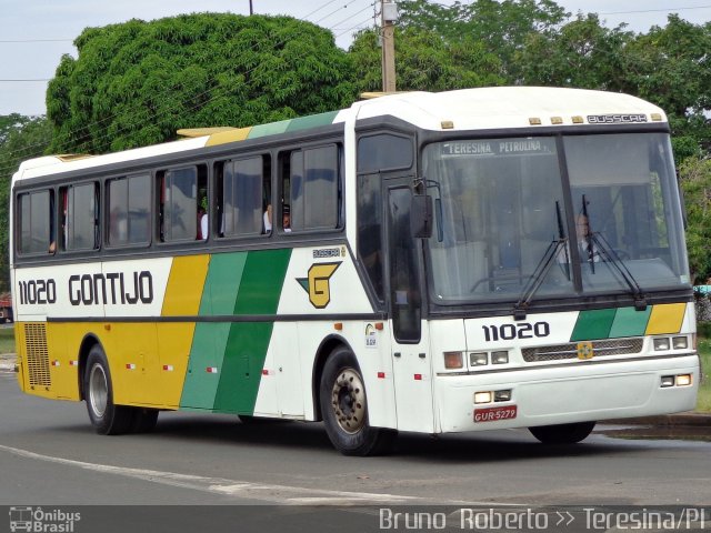 Empresa Gontijo de Transportes 11020 na cidade de Teresina, Piauí, Brasil, por Bruno  Roberto. ID da foto: 2290150.