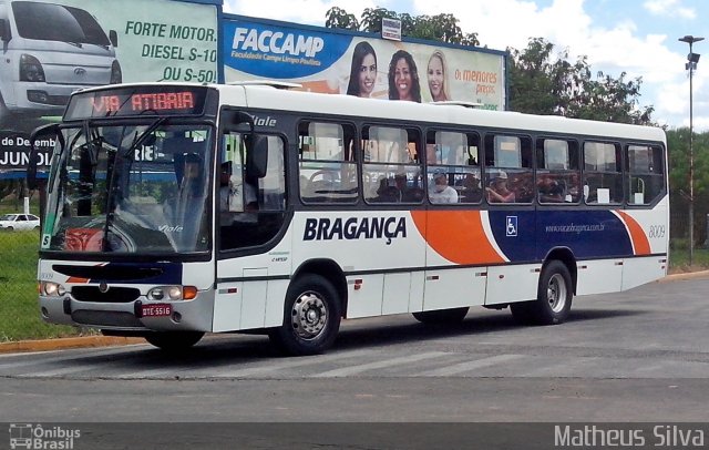 Auto Viação Bragança 8009 na cidade de Bragança Paulista, São Paulo, Brasil, por Matheus Silva. Número da foto: #2289762.