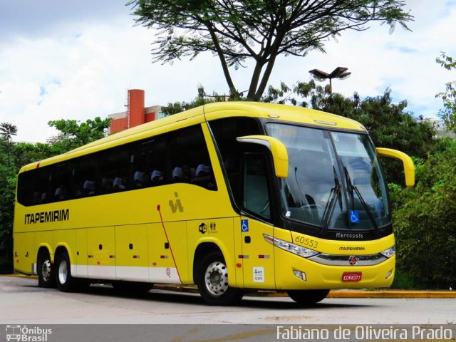 Viação Itapemirim 60553 na cidade de São Paulo, São Paulo, Brasil, por Fabiano de Oliveira Prado. Número da foto: #2291427.