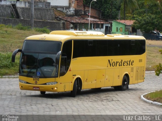 Viação Nordeste 8090 na cidade de João Pessoa, Paraíba, Brasil, por Luiz Carlos de Santana. Número da foto: #2292434.