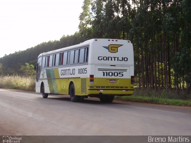 Empresa Gontijo de Transportes 11005 na cidade de Turmalina, Minas Gerais, Brasil, por Breno Martins. ID da foto: 2292089.