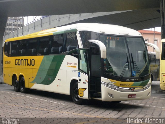 Empresa Gontijo de Transportes 18890 na cidade de Belo Horizonte, Minas Gerais, Brasil, por Helder Alencar. Número da foto: #2292230.