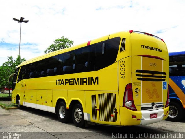 Viação Itapemirim 60553 na cidade de São Paulo, São Paulo, Brasil, por Fabiano de Oliveira Prado. Número da foto: #2291760.