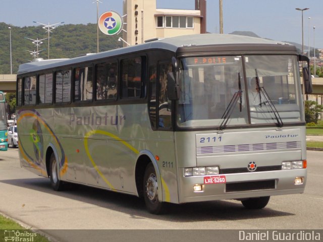 Paulotur Transporte e Turismo 2111 na cidade de Florianópolis, Santa Catarina, Brasil, por Daniel Guardiola. Número da foto: #2292700.