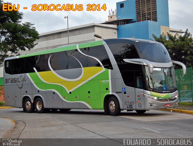 Brasil Sul Linhas Rodoviárias 2740 na cidade de São Paulo, São Paulo, Brasil, por EDUARDO - SOROCABUS. Número da foto: #2291613.