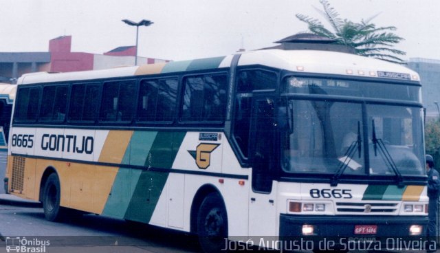 Empresa Gontijo de Transportes 8665 na cidade de São Paulo, São Paulo, Brasil, por José Augusto de Souza Oliveira. ID da foto: 2291754.