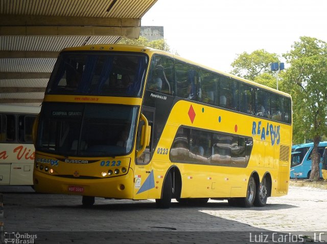 Expresso Real Bus 0223 na cidade de João Pessoa, Paraíba, Brasil, por Luiz Carlos de Santana. ID da foto: 2292487.