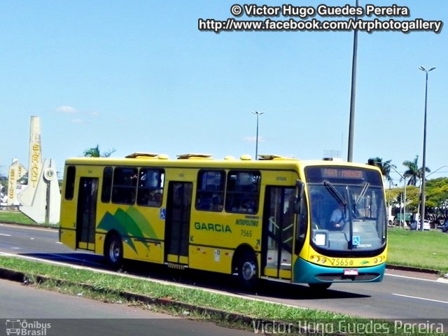 Viação Garcia 7565 na cidade de Maringá, Paraná, Brasil, por Victor Hugo Guedes Pereira. ID da foto: 2291698.