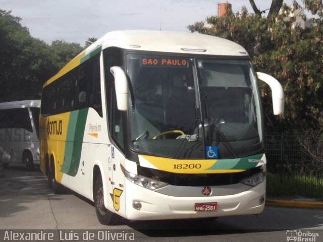 Empresa Gontijo de Transportes 18200 na cidade de São Paulo, São Paulo, Brasil, por Alexandre  Luis de Oliveira. Número da foto: #2292609.