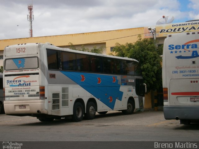 Serra Azul Turismo 1300 na cidade de Santa Cruz do Capibaribe, Pernambuco, Brasil, por Breno Martins. ID da foto: 2292079.