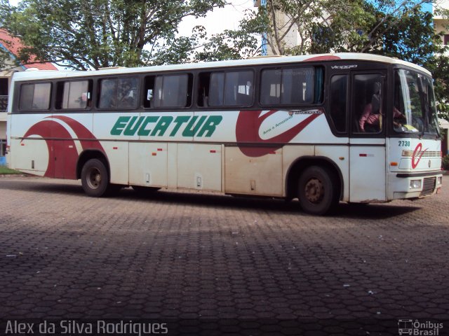 Eucatur - Empresa União Cascavel de Transportes e Turismo 2730 na cidade de Ji-Paraná, Rondônia, Brasil, por Alex da Silva Rodrigues. ID da foto: 2293112.