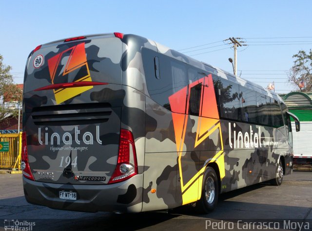 Buses Linatal 194 na cidade de , por Pedro Carrasco Moya. Número da foto: #2292779.