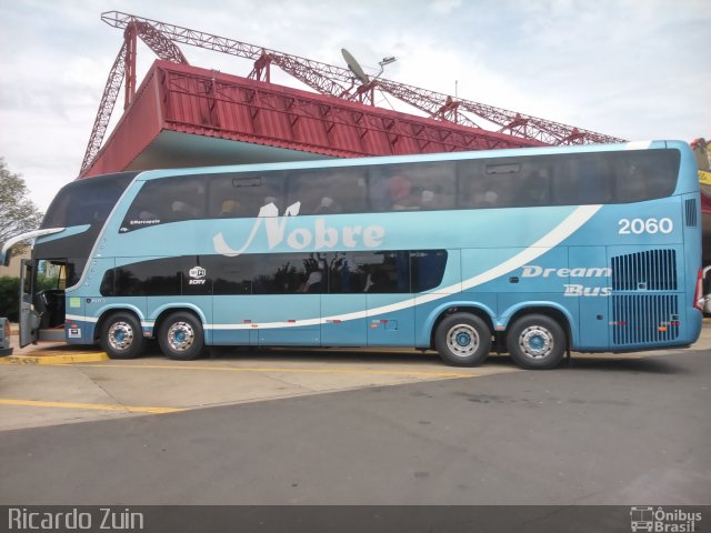 Nobre Transporte Turismo 2060 na cidade de Limeira, São Paulo, Brasil, por Ricardo Zuin. ID da foto: 2810882.