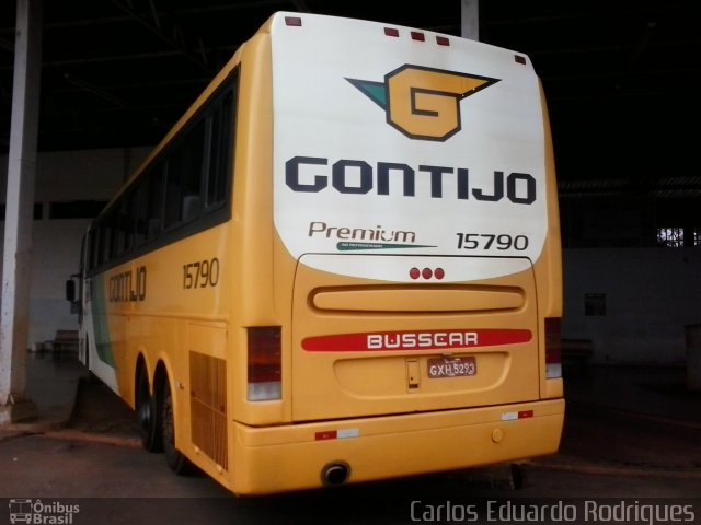 Empresa Gontijo de Transportes 15790 na cidade de São Gotardo, Minas Gerais, Brasil, por Carlos Eduardo Rodrigues. ID da foto: 2810897.