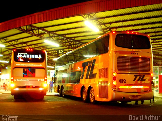 TIL Transportes Coletivos 412 na cidade de Londrina, Paraná, Brasil, por David Arthur. Número da foto: #2810316.