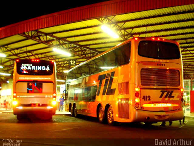 TIL Transportes Coletivos 412 na cidade de Londrina, Paraná, Brasil, por David Arthur. ID da foto: 2810316.