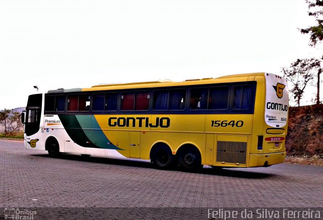 Empresa Gontijo de Transportes 15640 na cidade de Campo Belo, Minas Gerais, Brasil, por Felipe da Silva Ferreira. ID da foto: 2810170.