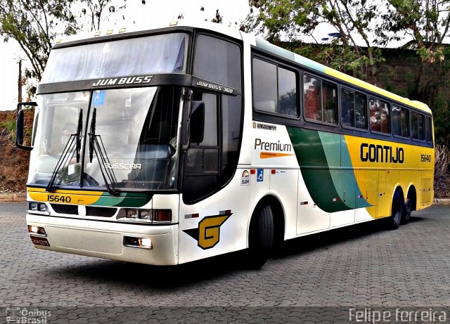 Empresa Gontijo de Transportes 15640 na cidade de Campo Belo, Minas Gerais, Brasil, por Felipe da Silva Ferreira. ID da foto: 2810181.