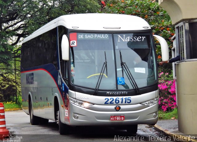 Viação Nasser 226115 na cidade de São Paulo, São Paulo, Brasil, por Alexandre  Teixeira Valente. Número da foto: #2830214.