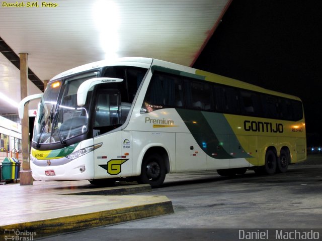 Empresa Gontijo de Transportes 18340 na cidade de João Monlevade, Minas Gerais, Brasil, por Daniel  Machado. Número da foto: #2829508.