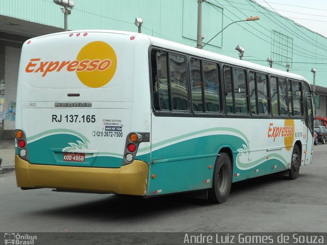 Expresso Mangaratiba RJ 137.165 na cidade de Duque de Caxias, Rio de Janeiro, Brasil, por André Luiz Gomes de Souza. ID da foto: 2830411.