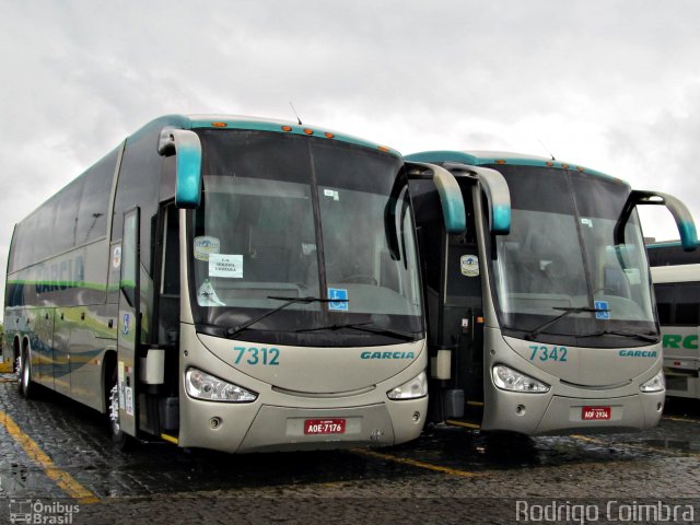 Viação Garcia 7312 na cidade de Londrina, Paraná, Brasil, por Rodrigo Coimbra. Número da foto: #2830467.