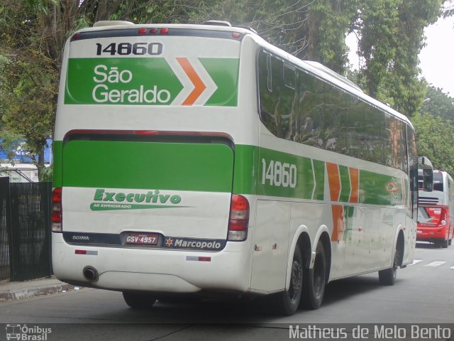 Cia. São Geraldo de Viação 14860 na cidade de São Paulo, São Paulo, Brasil, por Matheus de Melo Bento. Número da foto: #2830987.