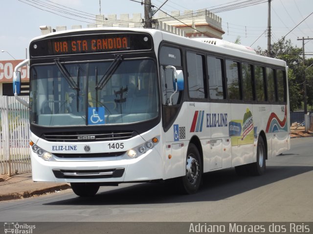 Eliz-Line Transporte e Turismo 1405 na cidade de Agudos, São Paulo, Brasil, por Adriano Moraes dos Reis. ID da foto: 2831611.