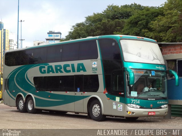 Viação Garcia 7214 na cidade de Curitiba, Paraná, Brasil, por Alexandre Rodrigo. Número da foto: #2831317.