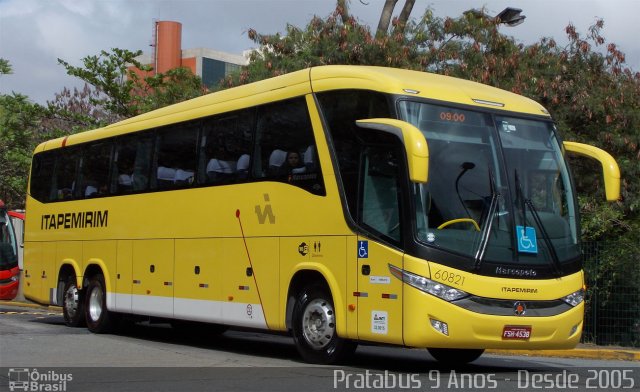 Viação Itapemirim 60821 na cidade de São Paulo, São Paulo, Brasil, por Cristiano Soares da Silva. Número da foto: #2832749.
