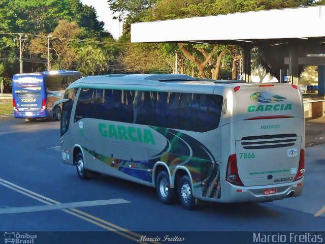 Viação Garcia 7866 na cidade de Ribeirão Preto, São Paulo, Brasil, por Marcio Freitas. Número da foto: #2831800.